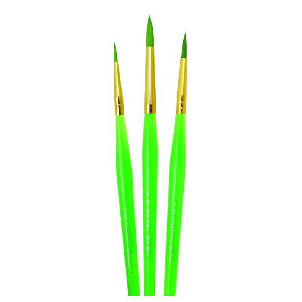 ROYAL BRUSH BK611S BIG KIDS CHOICE ROUND BRUSH SET 3PCS
