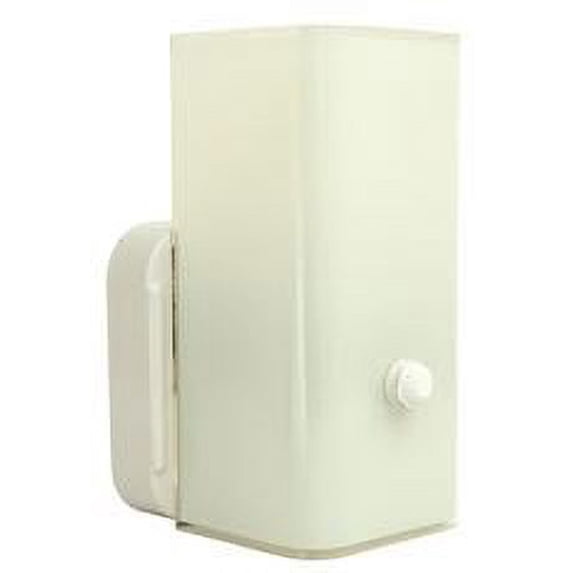 Royal Cove 671418 Wall Light Fixture White 7-1/2 ni. Uses One 75-Watt Incandescent Medium Base Lamp