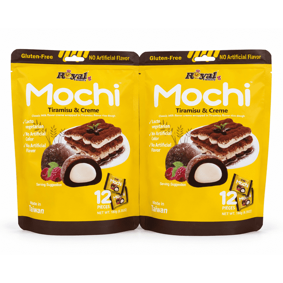 ROYAL FAMILY MOCHI - TIRAMISU & CRME - 2 PEG BAGS