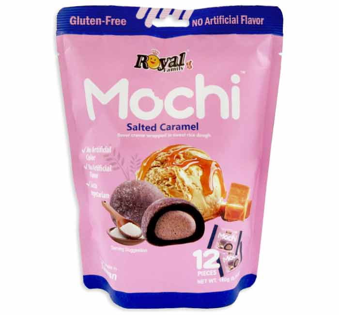 ROYAL FAMILY Mochi Salted Caramel Gluten Free - Free Lacto