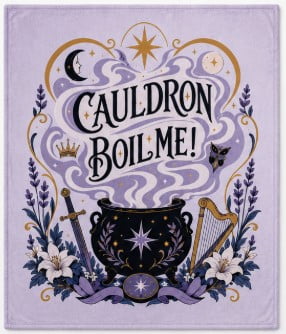 ROYAL PLUSH RASCHEL 50X60 THROW ACOTAR - CAULDRON BOIL ME