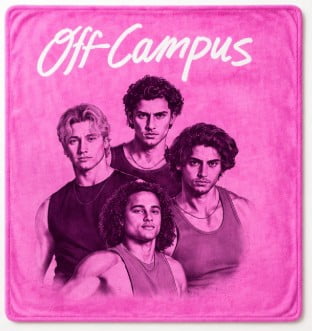 ROYAL PLUSH RASCHEL 50X60 THROW OFF CAMPUS - DREAM TEAM