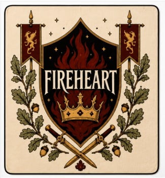 ROYAL PLUSH RASCHEL 50X60 THROW THRONE OF GLASS - FIREHEART