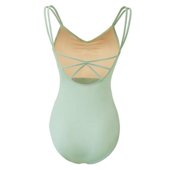 ROYAL SMEELA Women’s Camisole with Adjustable Straps Ballet Costumes for Women Backless Dance Leotards Stretchy Bodysuit