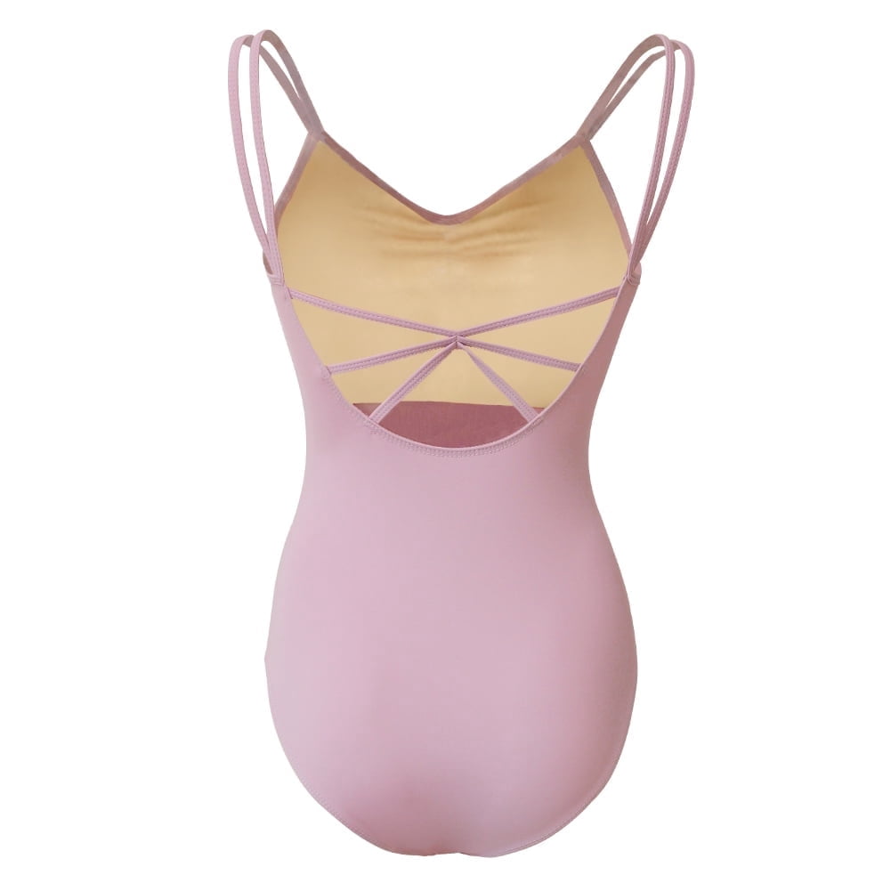 Mesh Tanzbody Mit Rückenfreie ROYAL SMEELA Damen Ballettanzug Halbarm