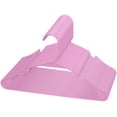 thumbnail image 1 of ROYALE 20 Pack Pink Plastic Hangers for Clothes - Heavy Duty Plastic Clothes Hanger Ideal for Everyday Standard Use - Lightweight & Space Saving Notched Plastic Hangers - Slim & Sleek Shoulder Groove, 1 of 9