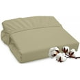 thumbnail image 1 of ROYALE LINENS 300 Thread Count 100% Long Staple Combed Cotton Fitted Sheet Full - Super Soft Deep Pocket Bottom Sheet - Fitted Sheets Only - Elastic Sheets (Full, SageGreen), 1 of 11