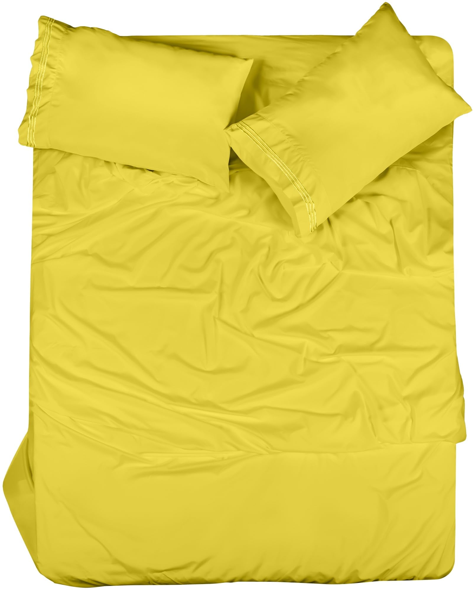 Royale linens 4 piece full bed sheet soft brushed microfiber 1800