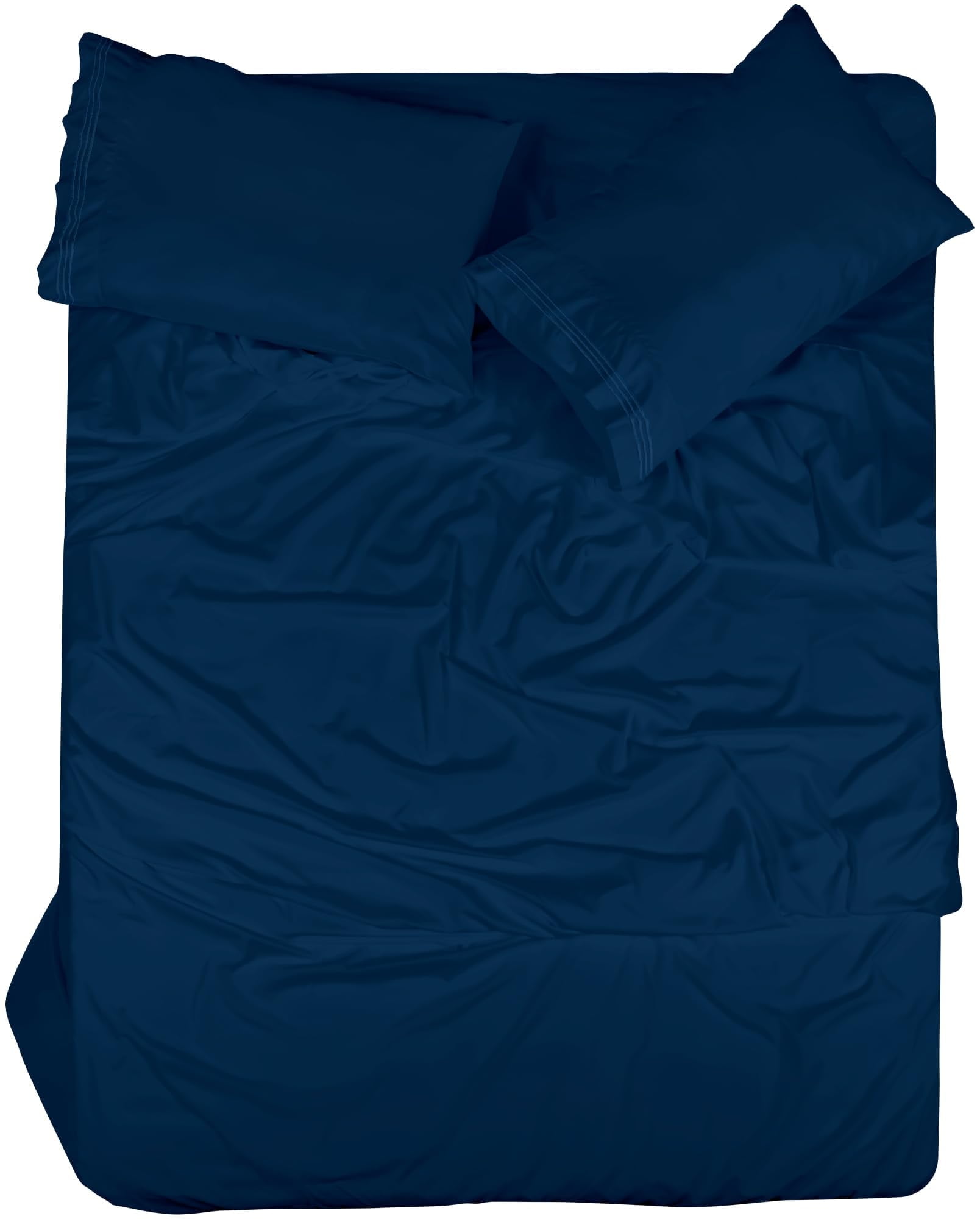 ROYALE LINENS 4 Piece Queen Bed Sheet Soft Brushed Microfiber 1800 royale-linens-4-piece-queen-bed-sheet-soft-brushed-microfiber-1800