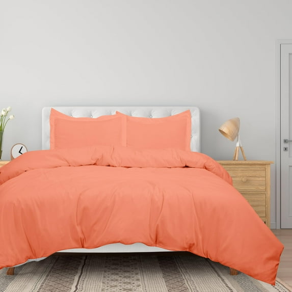 Royale Linens 2-Pieces Coral Duvet Bedding Sets, Twin