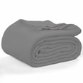 thumbnail image 1 of ROYALE LINENS Cotton Waffle Blanket - Breathable and Soft, Lightweight and Cozy Waffle Weave Bed Blanket for All Season (Twin, Monument), 1 of 5