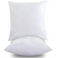 thumbnail image 1 of ROYALE LINENS Throw Pillow Insert - Square Pillow - Bed & Couch Pillow - Sofa Pillow Insert - Decorative Pillow Insert - Inner Cushion - Pillow & Shams Stuffer White 2 Pack 16 x 16 Inch Pillow Insert, 1 of 10