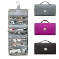 ROYALFAIR Hanging Toiletry Bag 4in1 RollUp Make Up Organizer and