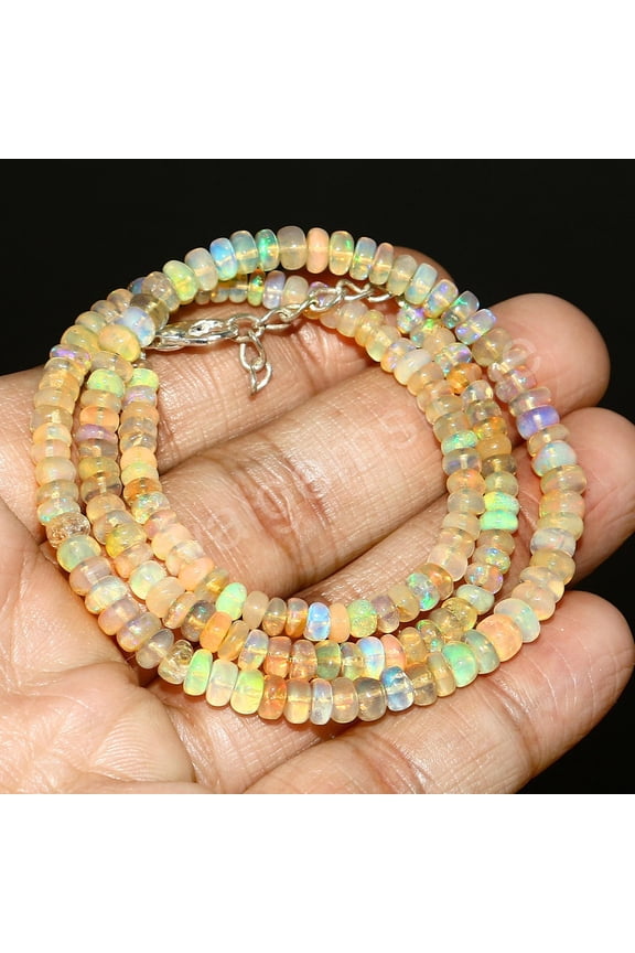 AAA Flashy Opal Beads Natural Opal Ethiopian Opal Beads Welo Fire Opal Beads