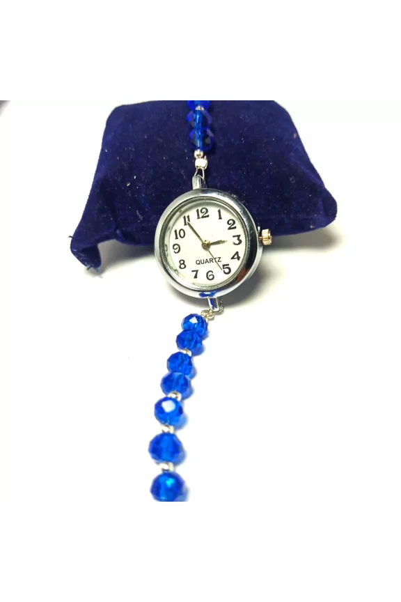 Gemstone Watch, Valentines Day Gift For Her, Green Stone Gold Watch