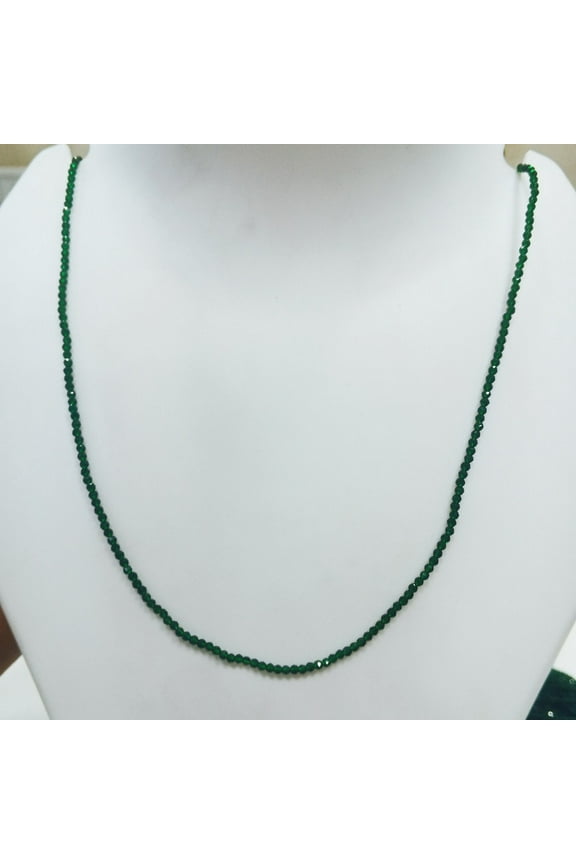 Green Apatite 2MM Rondelle Shape Faceted Cut Glass Stones for Jewellery Making