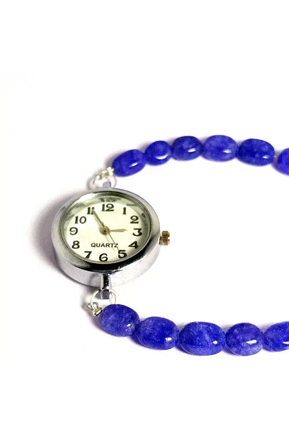 Handmade Watch Women Watch, Woman Wrist Watch, Blue Stone Watch, Mother's Day Gift