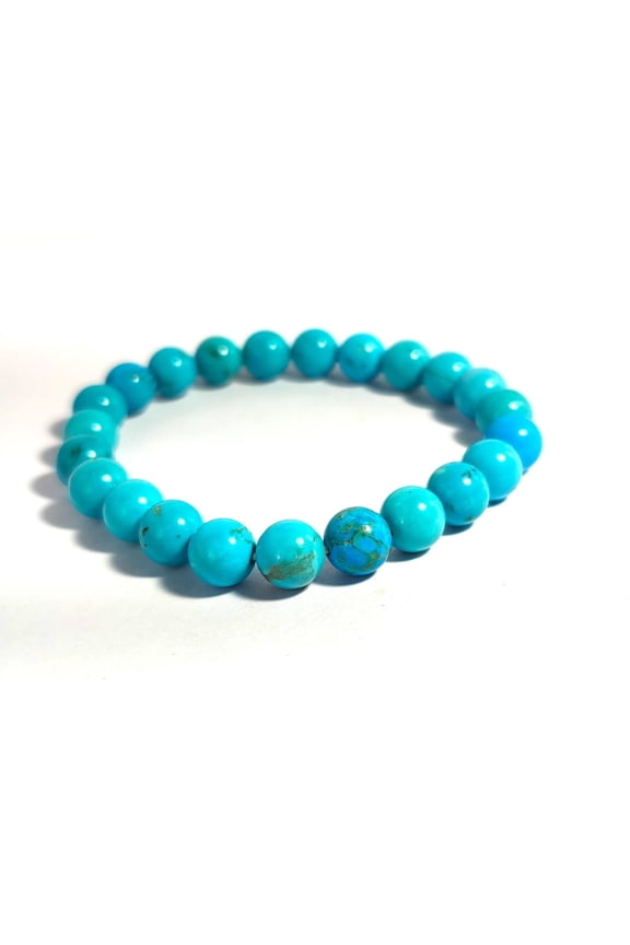 Real Turquoise Gemstone Crystal Bracelet, Bracelet For Men, Bracelet For Women, Bracelet
