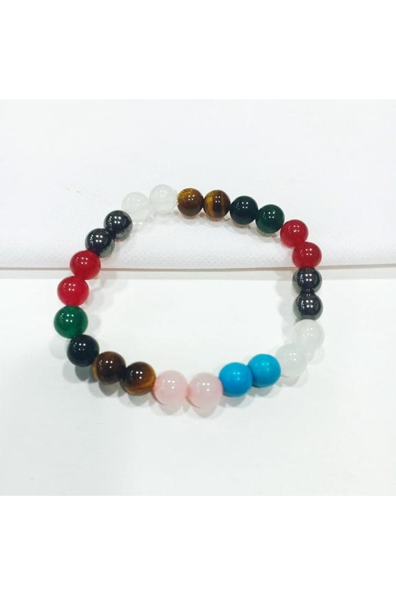 Stretchable Bracelet, Multi Stone Bracelet, Gemstone Beaded Bracelet, Colorful Beads Bracelet, Gemstone Bracelet, Birthday Gift's