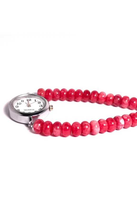 Wrist Watch for Women, Jade Watch For Women, Dainty Silver Watch, Vintage Watch