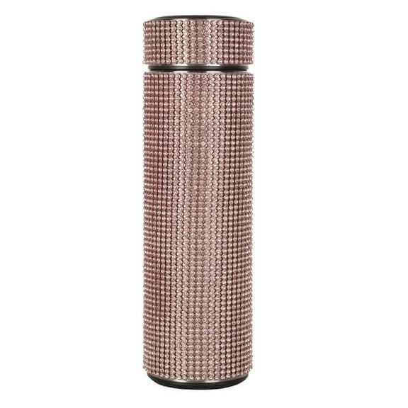 ROYALTY SMART BOTTLES - Temp Display Diamond Thermos Bottle Water Cup/Bottle Stainless Steel