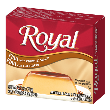 Royal Flan with Caramel Sauce, 2.7 oz Box