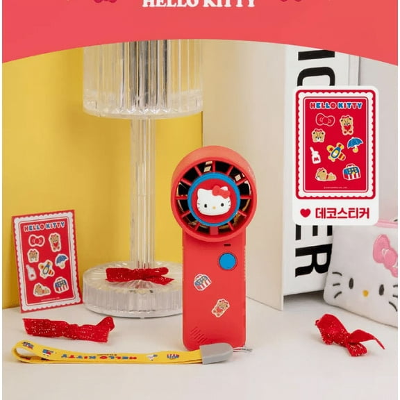 ROYCHE Sanrio Characters Handy Fan - HELLO KITTY