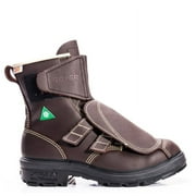 ROYER Mens XPAN REALFLEX 8 Aluminum Toe Non-Magnetic External Metatarsal Guard Boot Brown - 12161XP BLACK