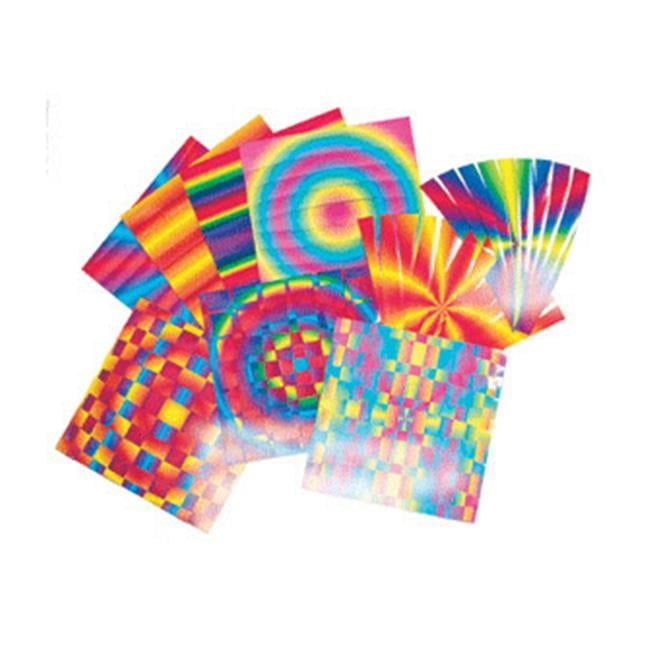 ROYLCO INC.  7'' x 7'' Rainbow Weaving Mats