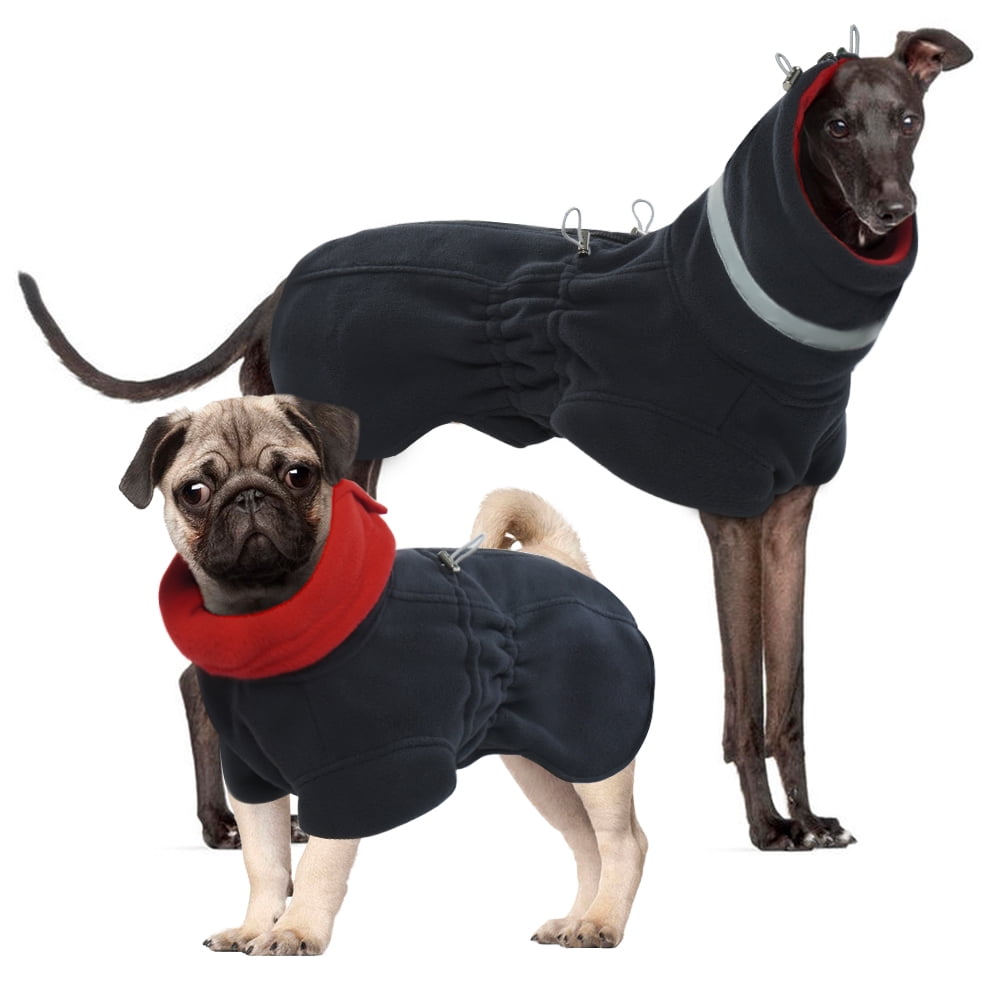 ROZKITCH Adjustable Dog Winter Coat Cozy Polar Fleece Dog Coat