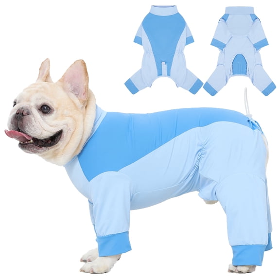 ROZKITCH Dog Sun Protection Shirt Stretchy Quick Dry Dog Cooling Vest Summer Dog Shirts, Blue, S