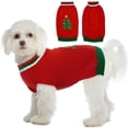 thumbnail image 1 of ROZKITCH Dog Sweater Christamas Tree Holiday New Year Pet Clothe Dog Costume Apparel Warm Winter Classic Pet Coat for Cat Dog Puppy Kitten, 1 of 6