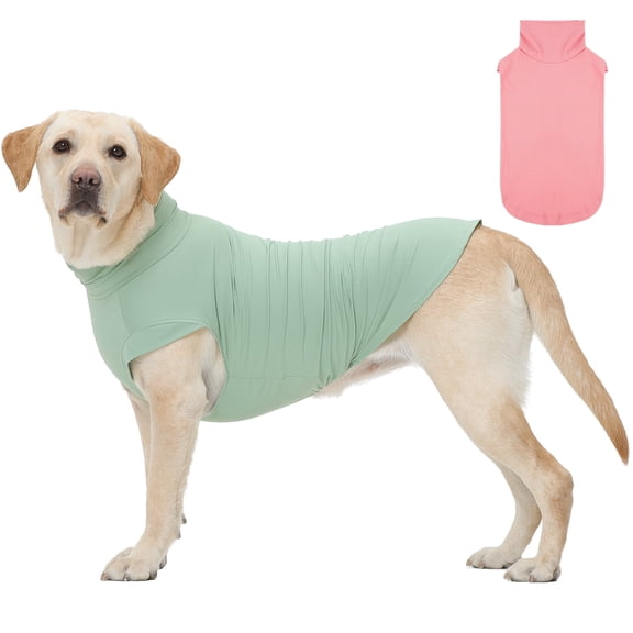 ROZKITCH Pet Clothing Basic Blank T-Shirt Tee Shirts for Large Dogs,Soft Cotton Dog T-Shirt,All Seasons Dog Vest Blouse
