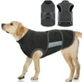 thumbnail image 1 of ROZKITCH Soft Dog Anxiety Vest Comfort Dog Calming Vest Adjustable Dog Anxiety Relief Shirt for Thunderstorms Fireworks Vet Visits Separation(Gray), 1 of 9