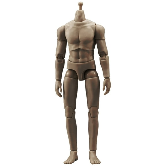 ROZYARD 1/12 Male Model Figure Flexible Joints Muscle Body Figurine for Presentation