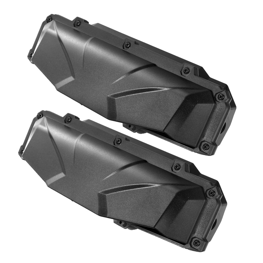 ROZYARD 1 Pair Adjustable Windshield Ventilation Safeguards Interior System Defrost Compatible for UTV Hard Coated Polycarbonate