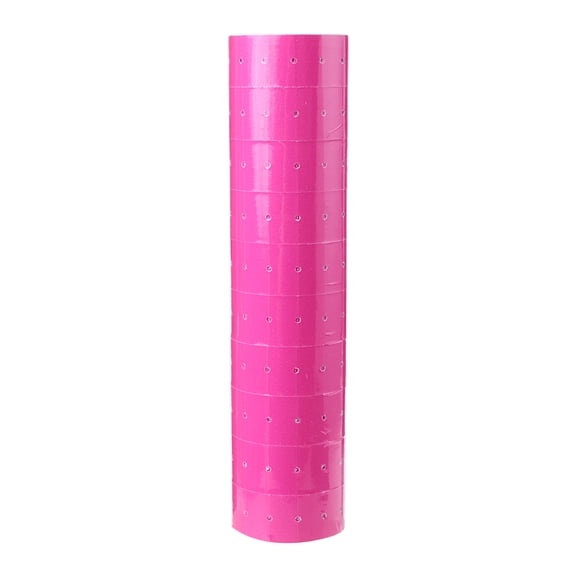 ROZYARD 10 Rolls Price Gun Labels Paper for Mx-5500 Labeller White Red Pink Orange