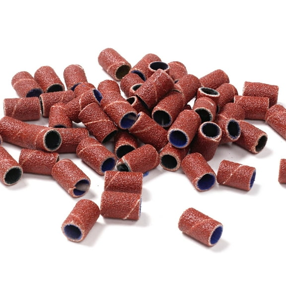 ROZYARD 100Pcs 80/120/150/180/240Grit Electric File Nail Sanders Professional Drill Bits