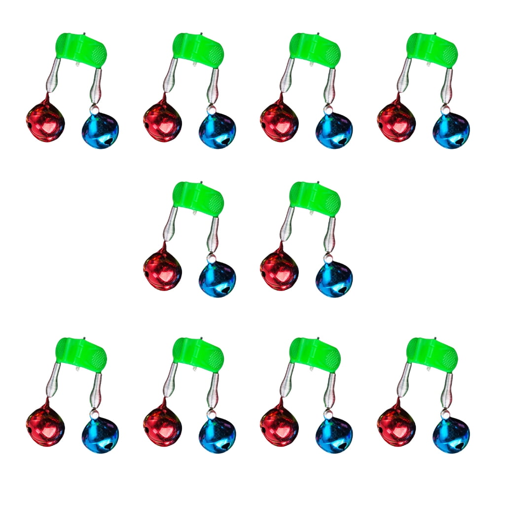 ROZYARD 10Pcs Fishing Alarm Bells Clip Bites Alert Fishing Rod Bells ...
