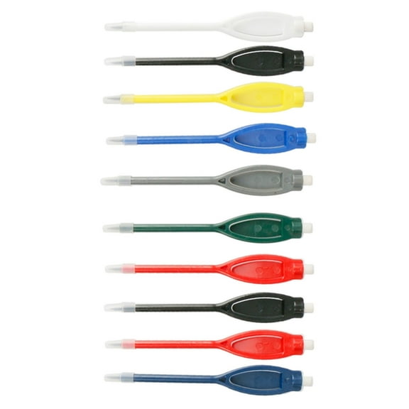 ROZYARD 10pcs Golf Scorekeeper Pencils with Eraser Leads Sport Game Scoring Tool