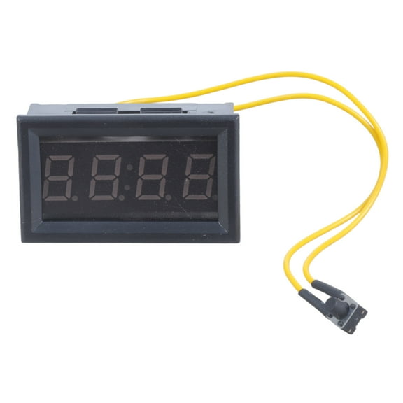 ROZYARD 12V/24V Auto Dashboard Digtal LED Clock Watch Car Decoration 24-Hour Car Clock with Timer Function