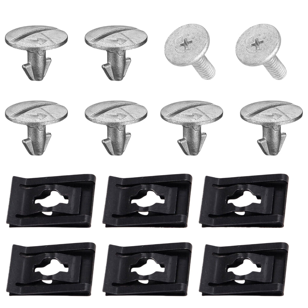 Engine Support Fastener ROZYARD 14pcs Engine Splash Shielding Fasteners Vehicle Engine Cover ...