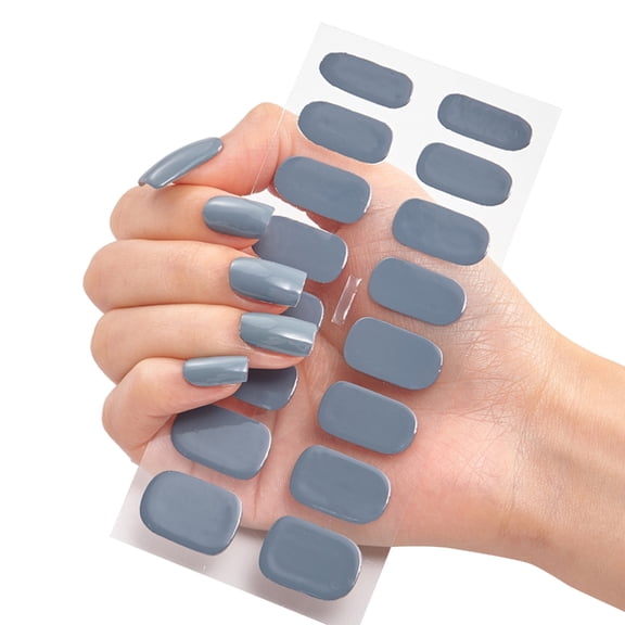 ROZYARD 16 Strips Full Cover Nail Stickers Nail Polish Wraps Adhesive Nail Art Decors