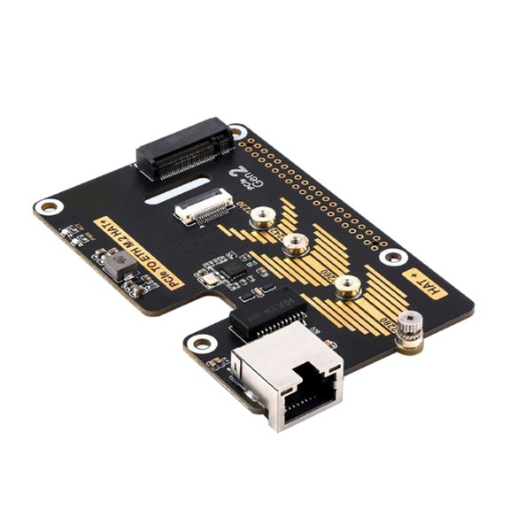 ROZYARD 16PIN PCle to M.2 NVME Solid Disk Adapter for Pi5 Supports NVMe 1000M