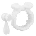 thumbnail image 1 of ROZYARD 2-in-1 Manual Cleansing Brush Facials Cleansing Brush Bowknot Headbands Makeup Headbands Deeply Cleanser Skincare Tools, 1 of 20