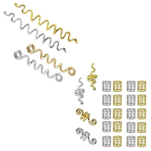 ROZYARD 28Pcs Adjustable Metal Hair Clip for Secure Dreadlock Extension DIY