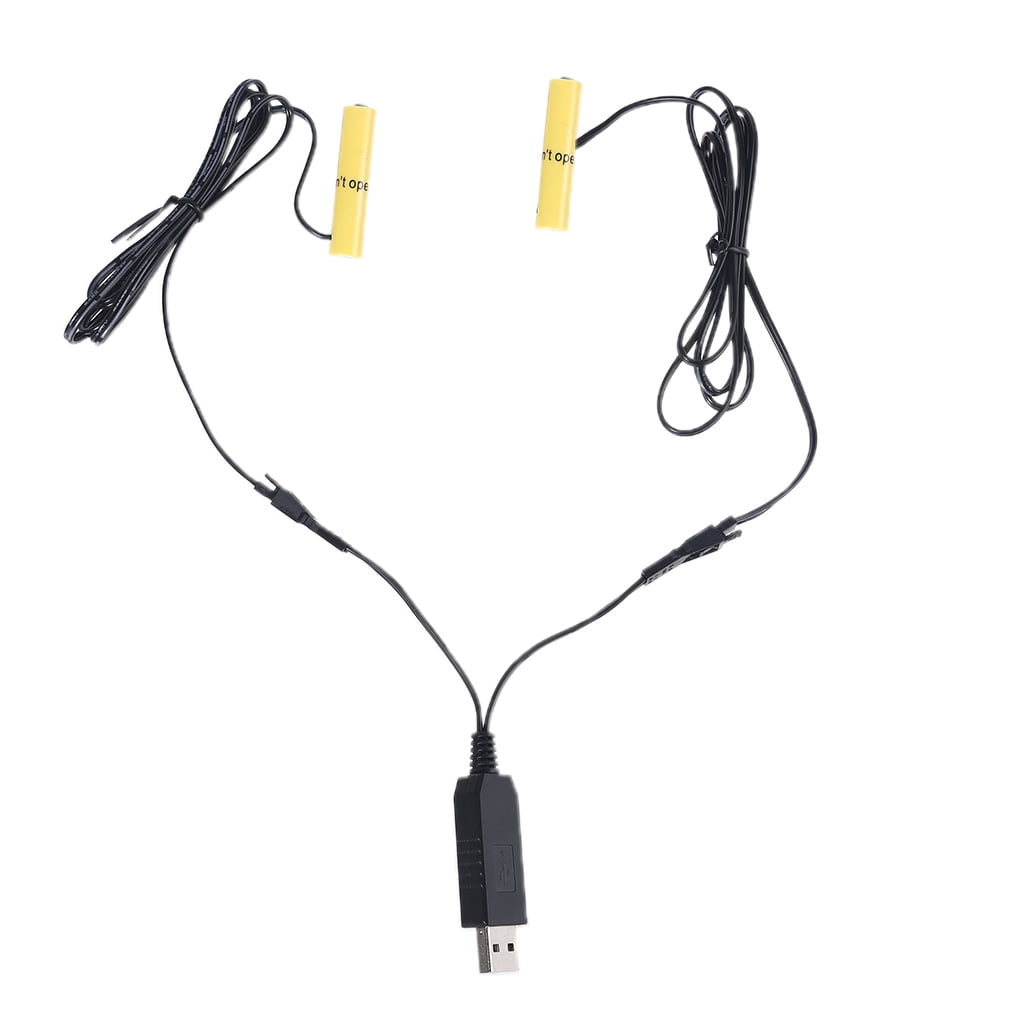 ROZYARD 2in1 AAA Battery Eliminator USB Powered for Walkie Talkie