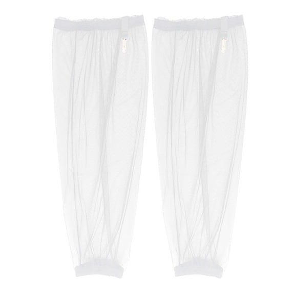 ROZYARD 2lots Light weight Meshes Foot Guards Elastic Repellents Leg Sleeves
