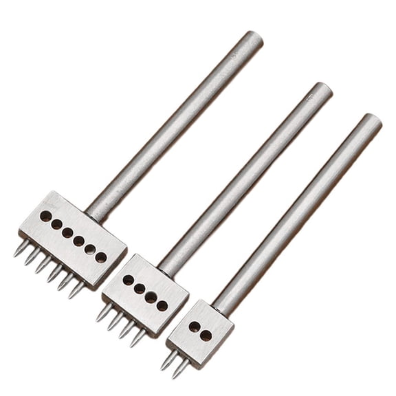 ROZYARD 3 Pcs 4mm Chisel Set Hole Punch Tool for Craft Making