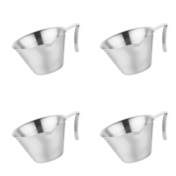 ROZYARD 4Pcs Stainless Steels Espresso Coffee Extraction Cup with Graduated Ounces Cup